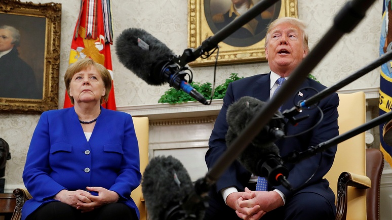 NYTimes: взаимные комплименты не помогли Трампу и Меркель найти общий язык 