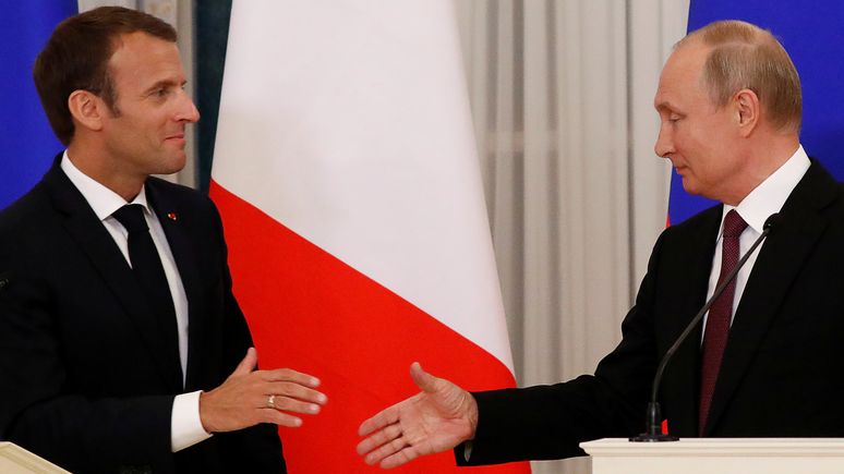 Le Parisien: Путин и Макрон сошлись в принципах, но разошлись в деталях