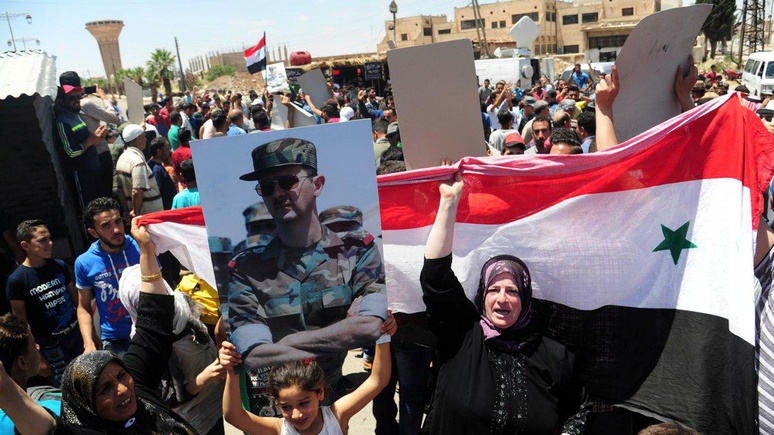 Das Erste: символичная победа Асада — очаг протестов возвращается под контроль Дамаска 