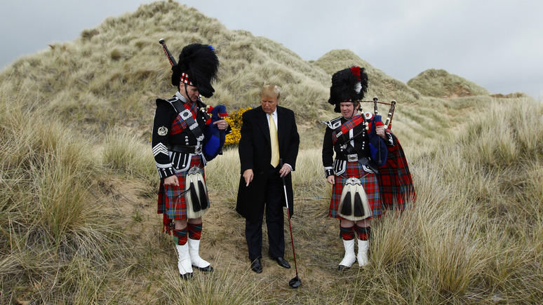 Guardian: семейный бизнес Трампа разрушил часть уникальных песчаных дюн Шотландии