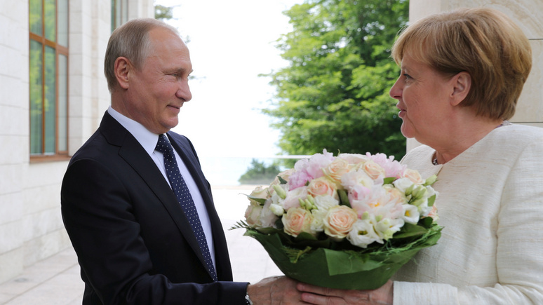 Bloomberg: нападки Трампа толкают Меркель на «брак по расчёту» с Путиным