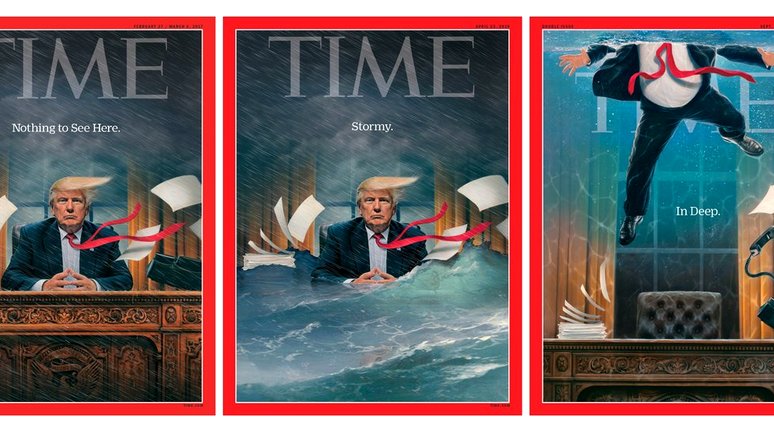 Художник Time объяснил, почему затопил Овальный кабинет вместе с Трампом