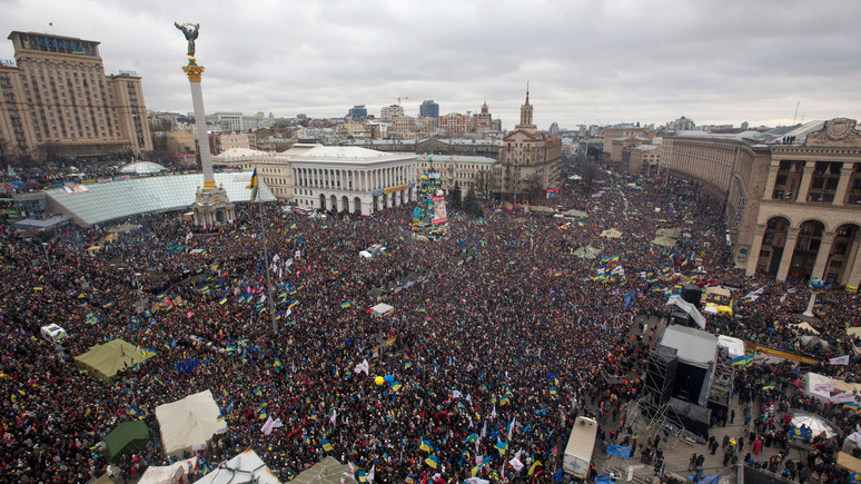 ORF: в пятую годовщину «майдана» Украина балансирует на грани «несостоявшегося государства» 