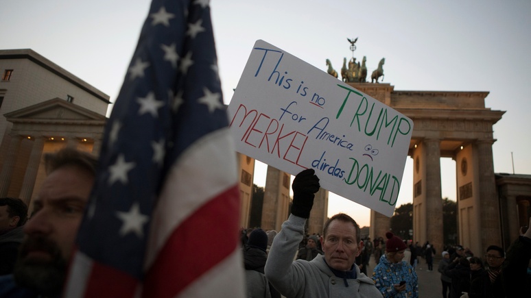 Welt: большинство немцев охладели к США при Трампе 