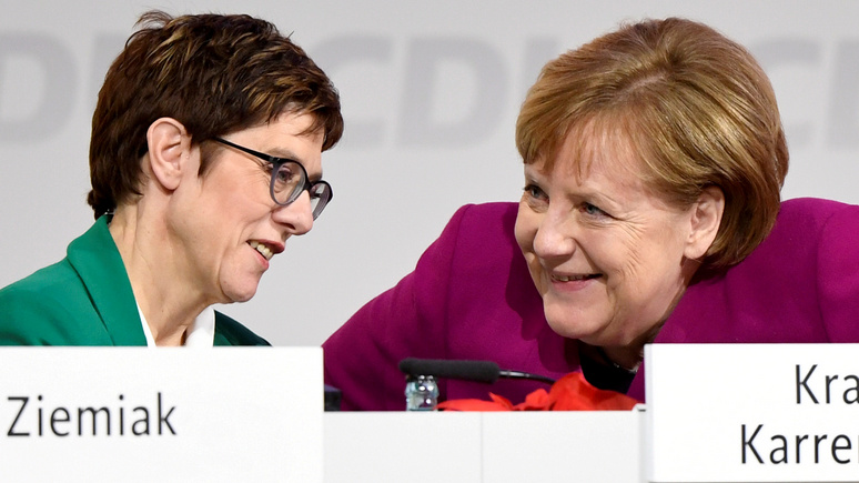 SZ: высокая популярность может сыграть с преемницей Меркель злую шутку