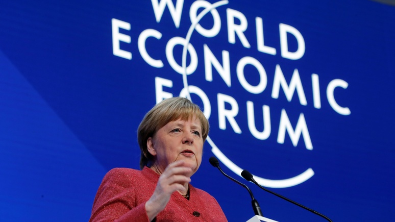 Bild: Меркель в Давосе пошла против Трампа, вступившись за многополярный мир