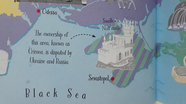 УП: британское издательство определило Крым как спорную территорию