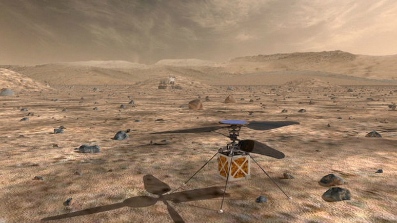 Telegraph: NASA успешно испытало марсианский вертолёт в условиях Красной планеты