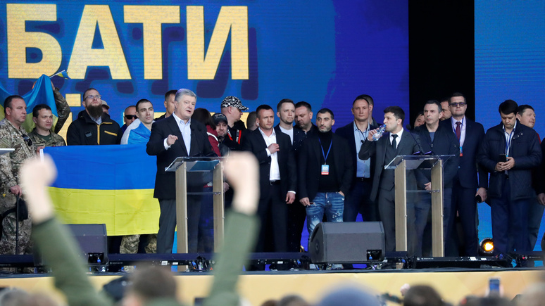 Bild о президентских дебатах на Украине: «Шоколадный король против клоуна»