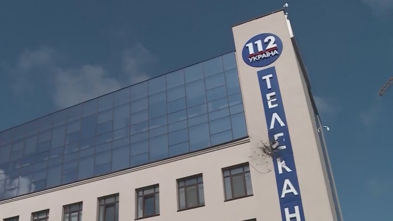 112: здание телеканала «112 Украина» в Киеве обстреляли из гранатомета