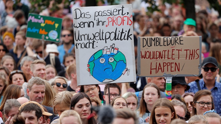 Welt: немцев больше волнует глобальное потепление, чем ядерное оружие
