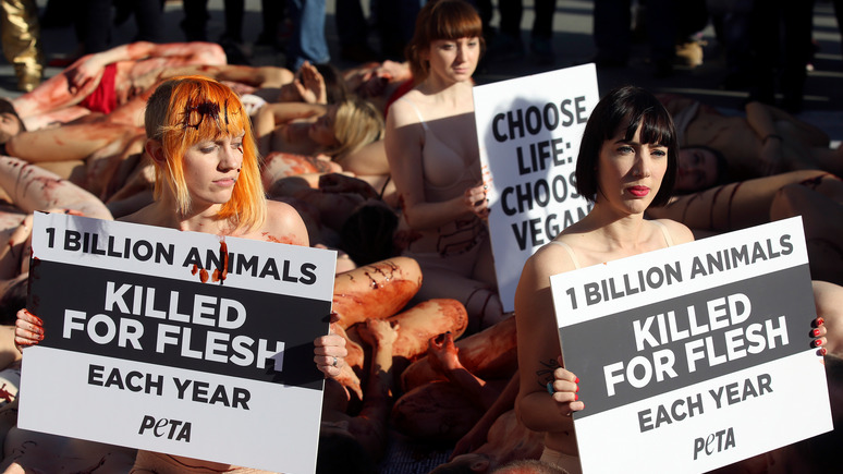 Independent: долой мясо — вегетарианцы грозят парализовать Лондон сидячей забастовкой