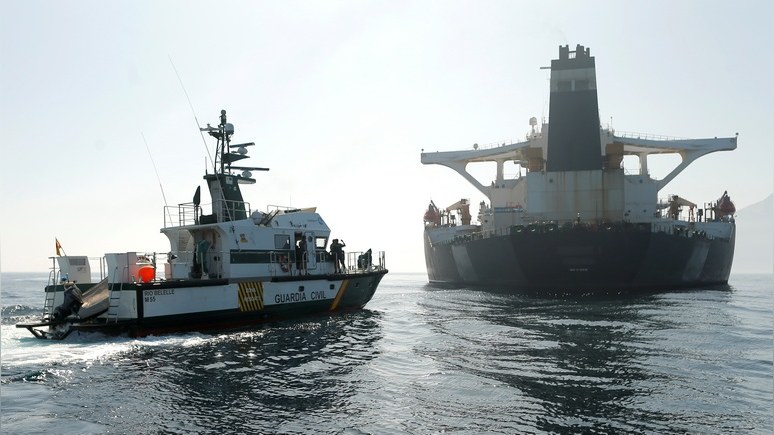 WSJ: иранский танкер покинул Гибралтар вопреки протестам США 