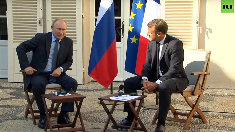 L’Express: сотрудничество несмотря на разногласия — Путин и Макрон сделали совместное заявление
