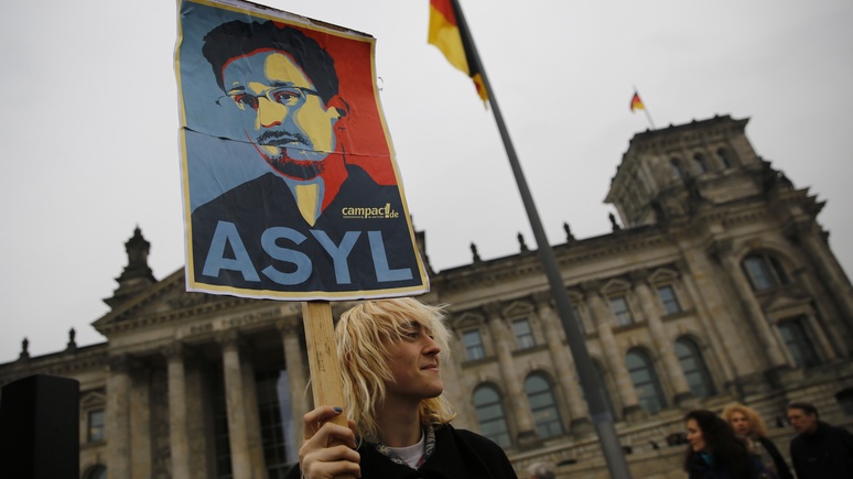 Welt: далеко не все немецкие политики будут рады Сноудену в Германии