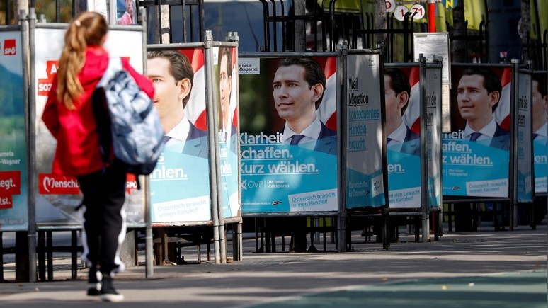 Das Erste: партии экс-канцлера Курца пророчат победу на парламентских выборах в Австрии
