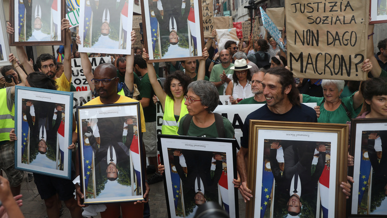 L’Obs: экоактивисты заплатят по 500 евро за снятые портреты Макрона