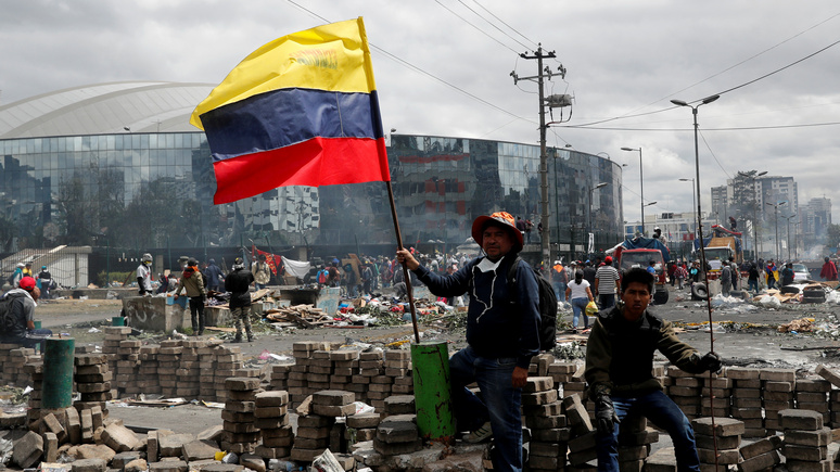 El Comercio: «российский след» обнаружили в недавних протестах в Эквадоре