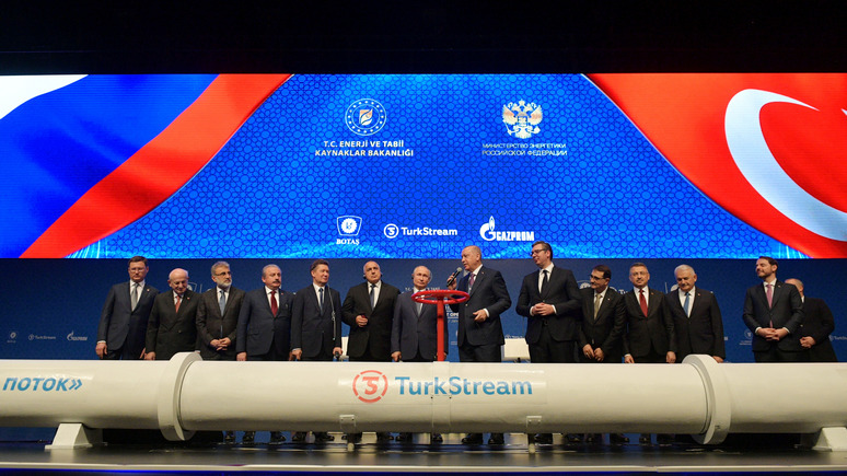 СТРАНА: «Турецкий поток» — южная часть газовых «клещей» России