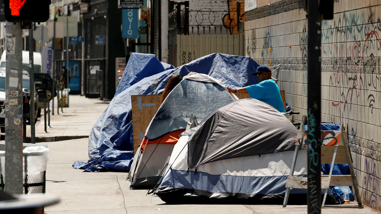 Fox News: число бездомных в Вашингтоне достигло рекордно низких показателей