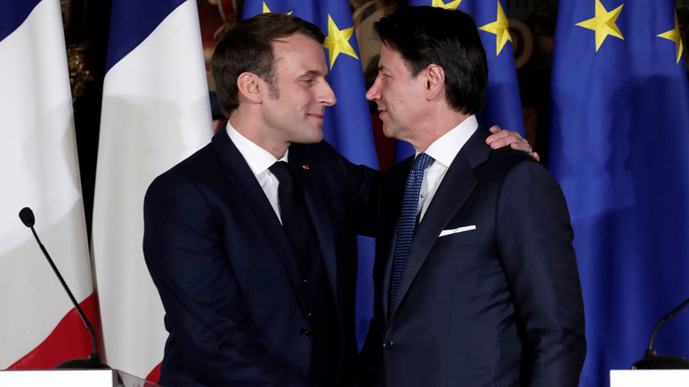 Le Figaro: Макрон и Конте перезапустили двусторонние отношения дружественной прогулкой