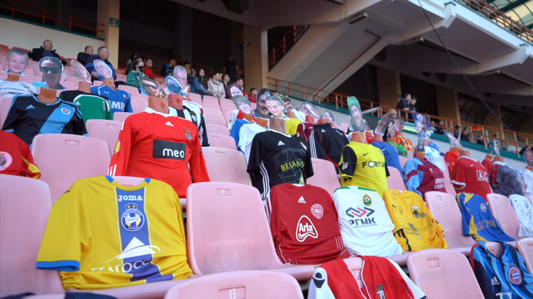 Le Figaro: белорусский футбольный клуб заполнил трибуны манекенами 