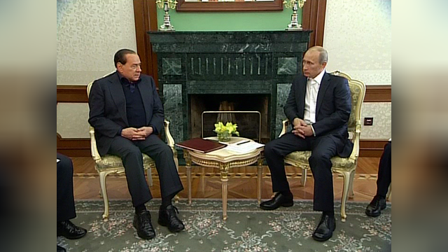 Берлускони лично поздравит своего русского друга Владимира