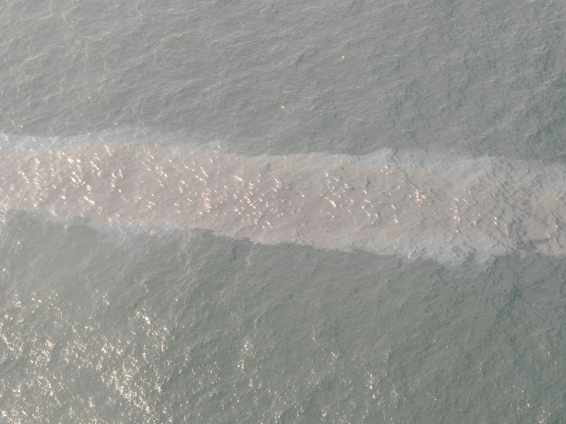 53 км в длину: в Северном море обнаружили гигантский разлив нефти (фото)