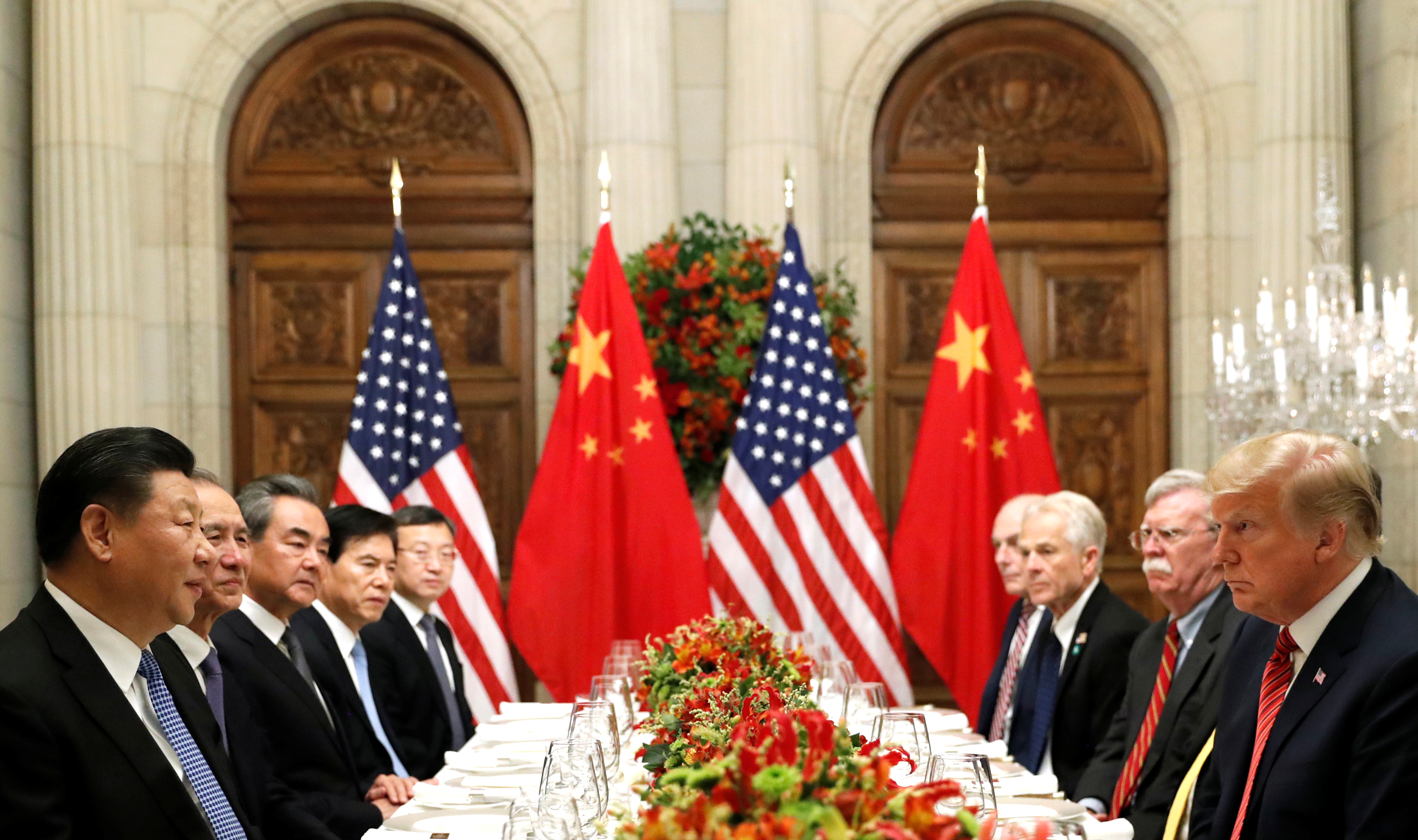 Дональд Трамп и Си Цзиньпин на саммите G20