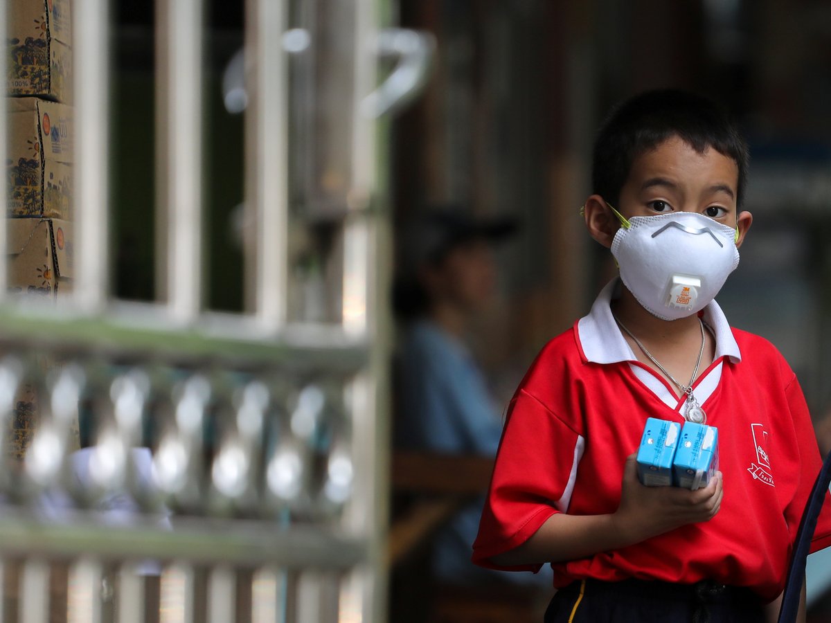 Дышать нечем: в Таиланде воздух настолько грязный, что у людей идёт носом кровь