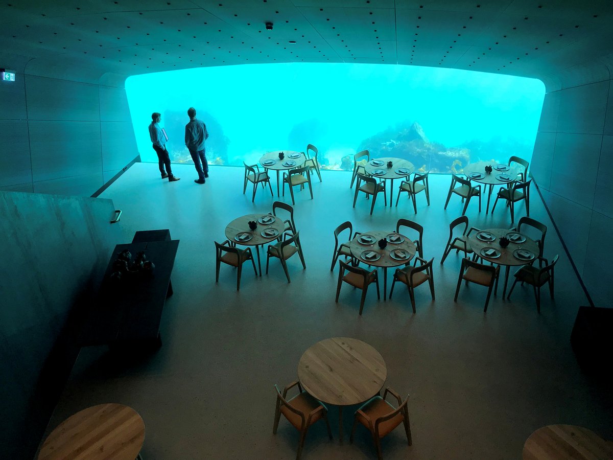 В Норвегии открыли подводный ресторан: выглядит эффектно, стоит дорого (фото)