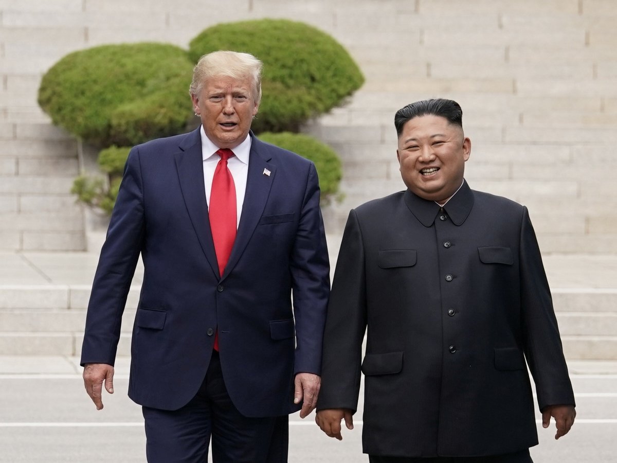 Когда Дональд встретил Кима: Трамп стал 1-м президентом США, побывавшим в КНДР