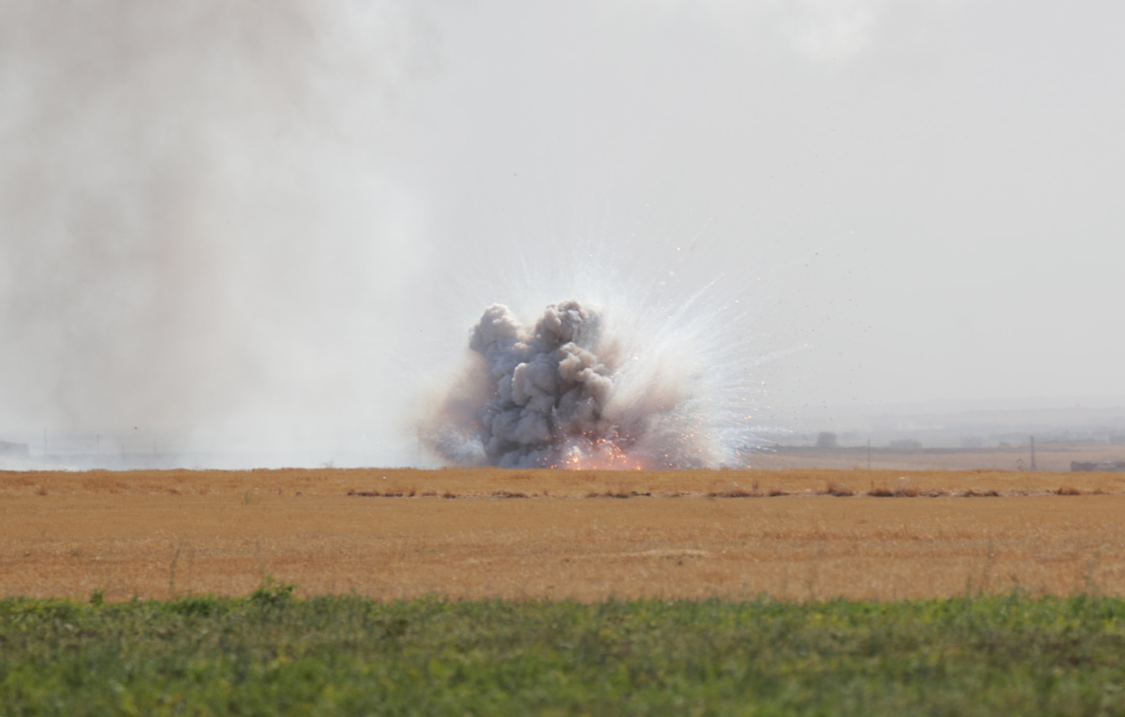 Взрыв у пограничного города Тель-Абьяд