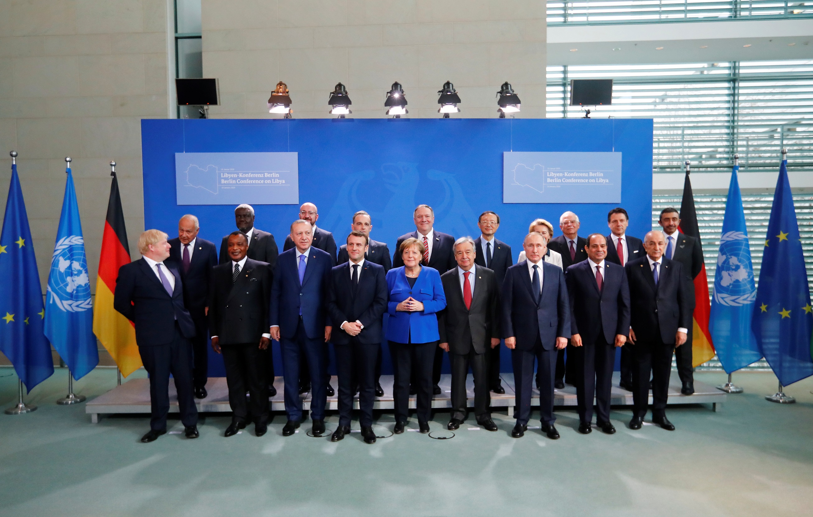 Участники переговоров в Берлине