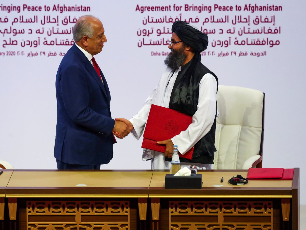 США и "Талибан" подписали соглашение о выводе войск и начале мирного процесса 