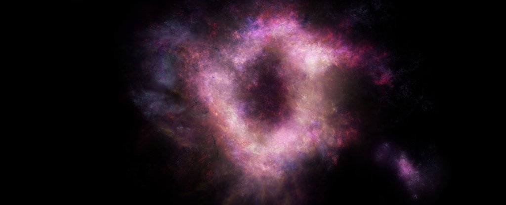 художественное представление галактики R5519