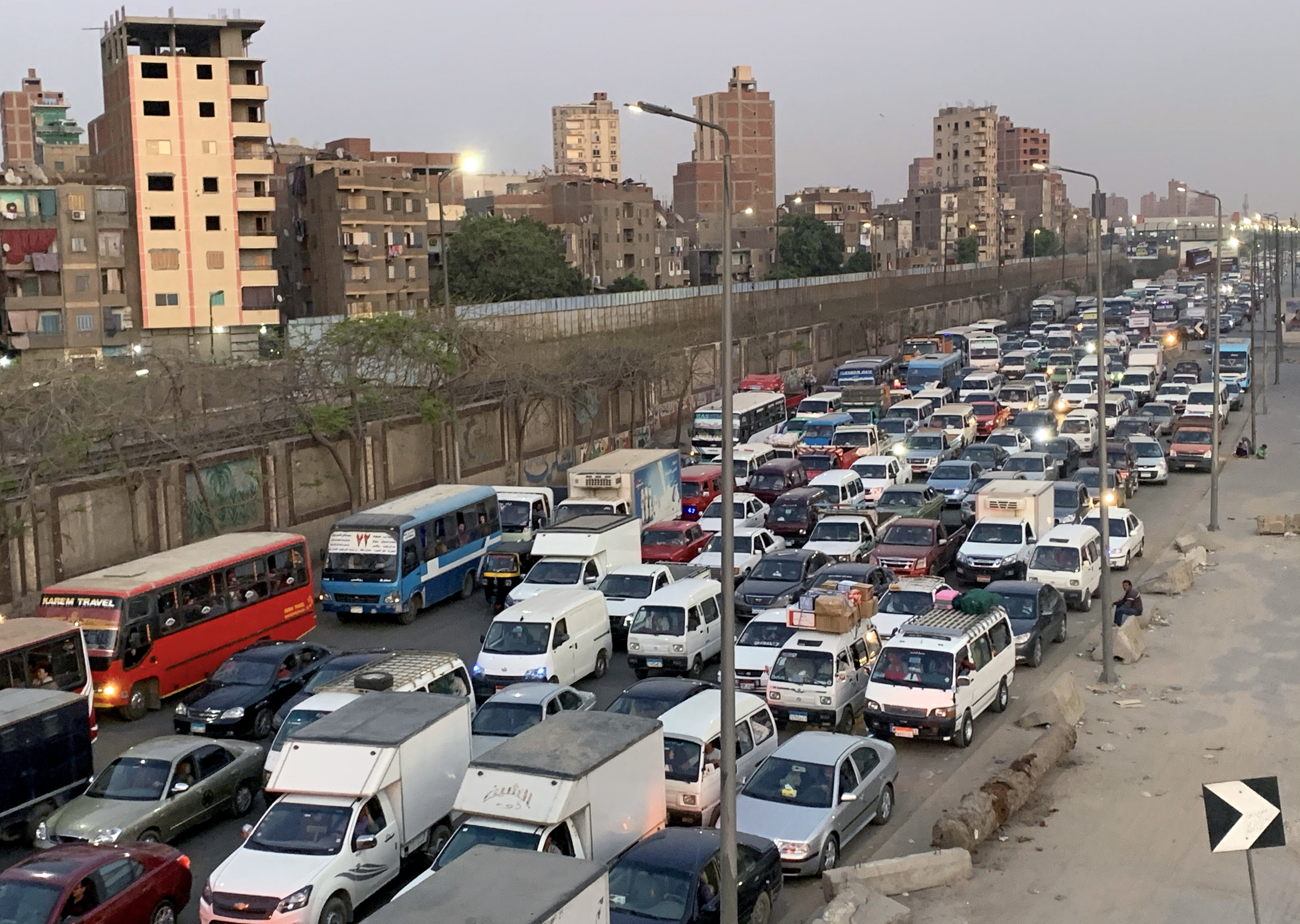 Обычный докоронавирусный день в Каире, Египет