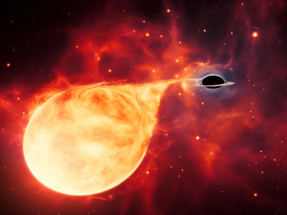 Астрономы впервые увидели столкновение двух чёрных дыр
