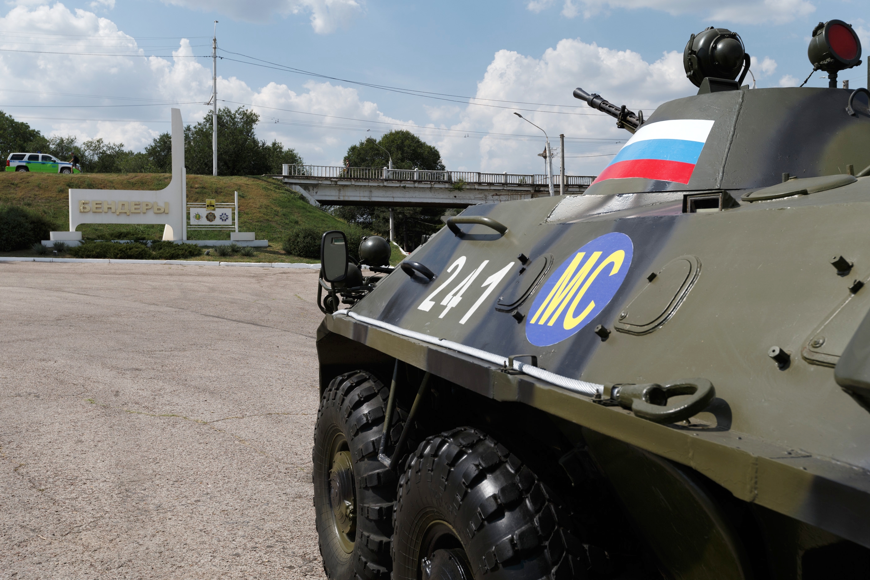 Миротворческий пост российских военнослужащих в Приднестровье