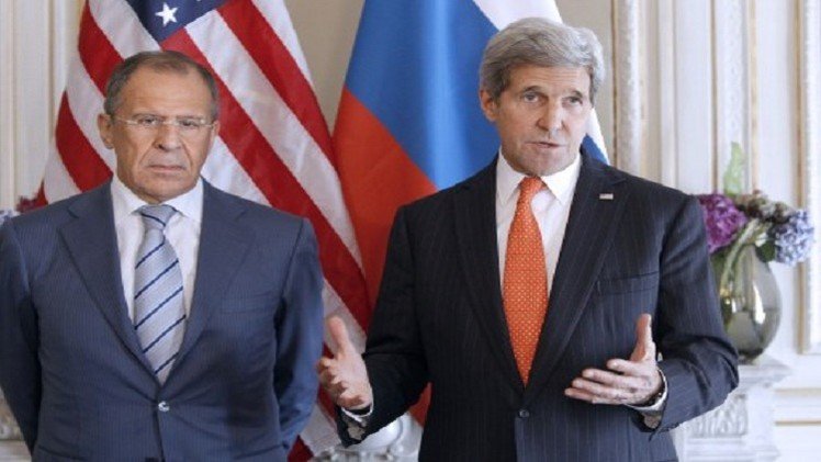 لافروف يبحث مع كيري الوضع في أوكرانيا والعراق وسورية