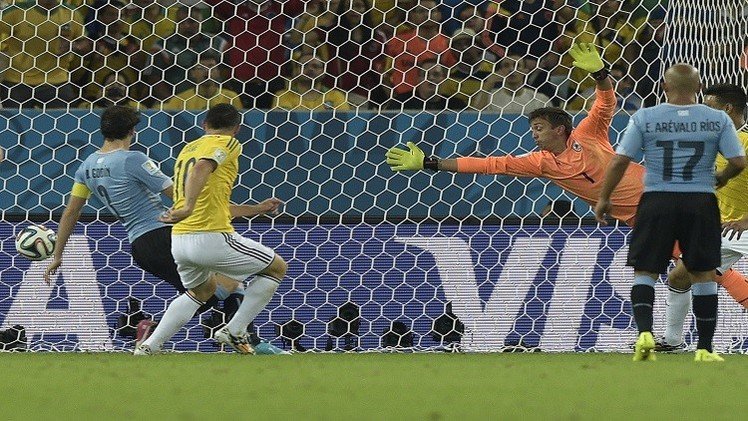 كولومبيا تبدد أحلام أوروغواي وتتأهل إلى ربع نهائي مونديال البرازيل