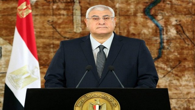 في كلمة وداعية.. عدلي منصور: حرصت على أن أكون رئيسا لكل المصريين