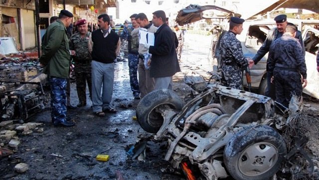 مقتل 14 شخصا على الأقل في انفجار سيارة قرب مستشفى جنوبي بغداد
