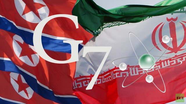 G7 تؤيد حلّ النووي الإيراني دبلوماسيا وتدعو كوريا الشمالية إلى وقف برنامجها