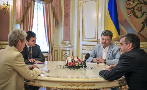 الرئيس الأوكراني: يجب وقف اطلاق النار شرق البلاد خلال اسبوع