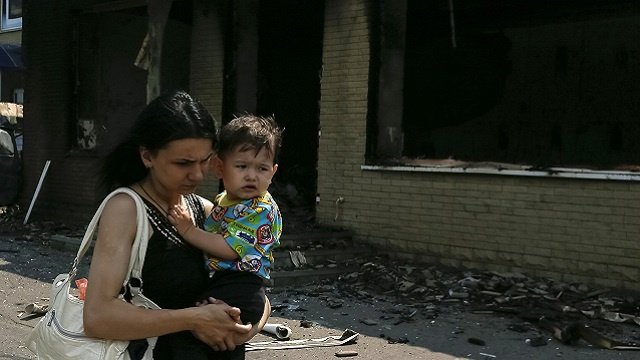 تدهور الوضع الإنساني في شرق أوكرانيا