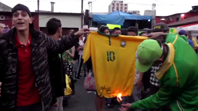 البرازيل.. غضب وانفجار بسبب الهزيمة المذلة (فيديو)