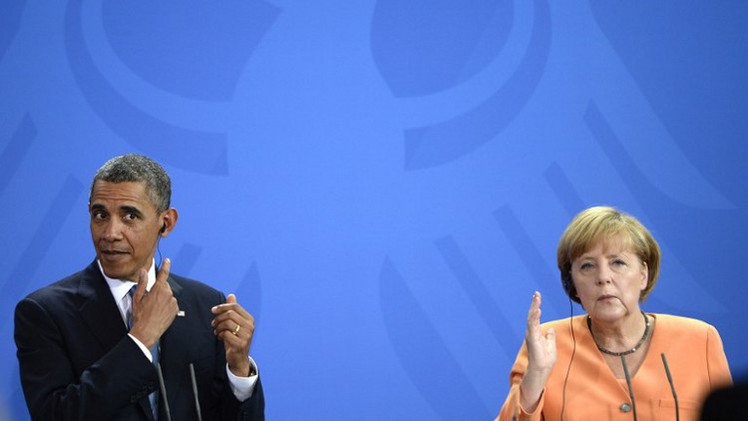  أزمة أوكرانيا والتعاون الاستخباراتي محور مكالمة بين أوباما وميركل 