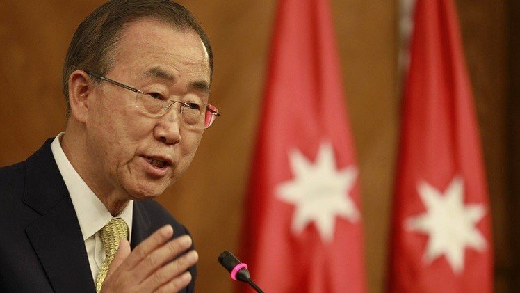 بان كي مون يدعو إسرائيل وحماس إلى الإسراع في إلقاء السلاح