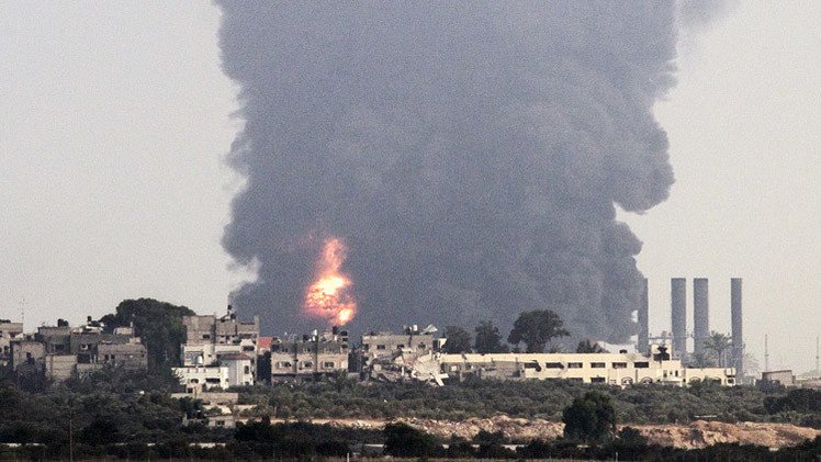 القصف الإسرائيلي يوقف محطة كهرباء غزة 